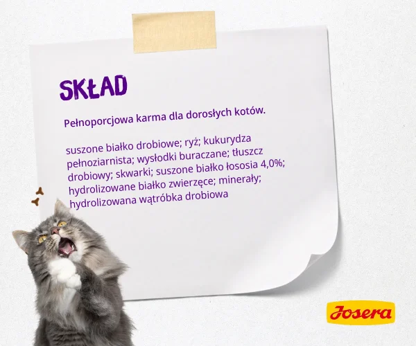 Karma sucha Josera Culinesse dla dorosłych kotów Drób i łosoś 10 kg — widok 4