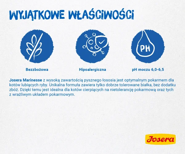 Karma sucha Josera Marinesse dla dorosłych kotów Łosoś 10 kg — widok 9