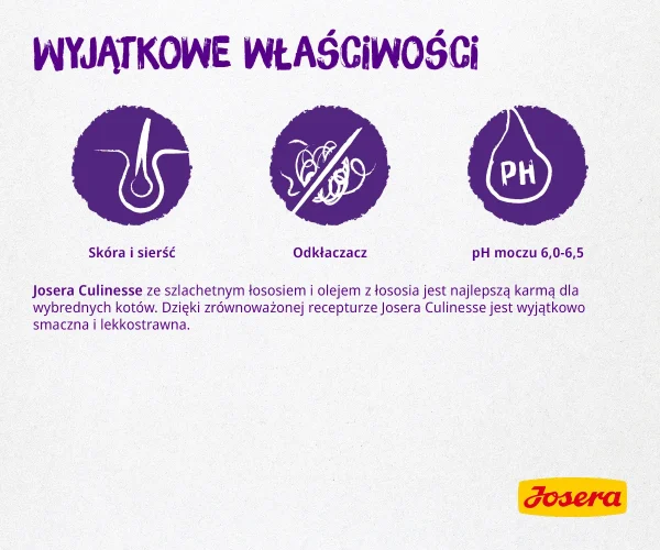 Karma sucha Josera Culinesse dla dorosłych kotów drób i łosoś 2 kg — widok 3