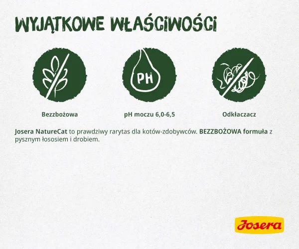 Karma sucha Josera Naturecat dla dorosłych kotów 400 g — widok 6