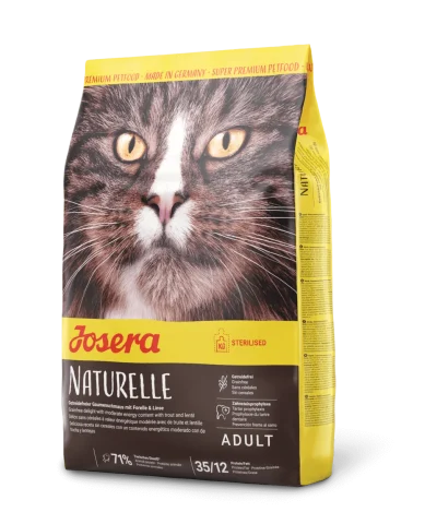 Karma sucha Josera Naturelle dla dorosłych kotów sterylizowanych Pstrąg 2 kg