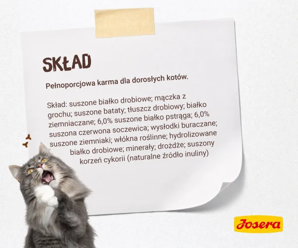 Karma sucha Josera Naturelle dla dorosłych kotów sterylizowanych Pstrąg 2 kg — widok 3