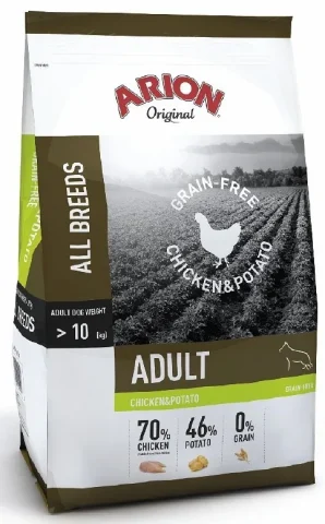 Karma sucha Arion Original Grain Free Chicken & Potato dla dorosłych psów wszystkich ras