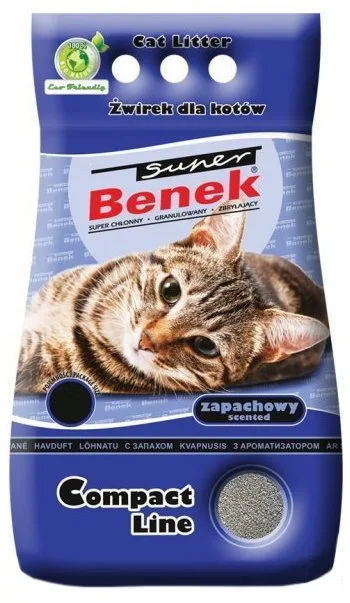Żwirek higieniczny Certech-Super Benek Compact Line Morska Bryza
