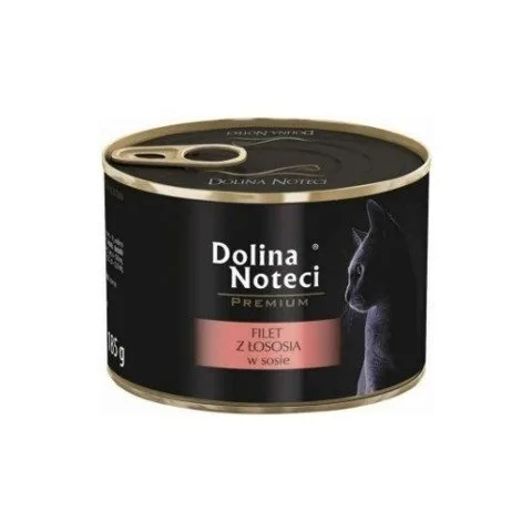 Karma mokra Dolina Noteci Premium dla kota Filet z łososia w sosie 185 g — widok 2
