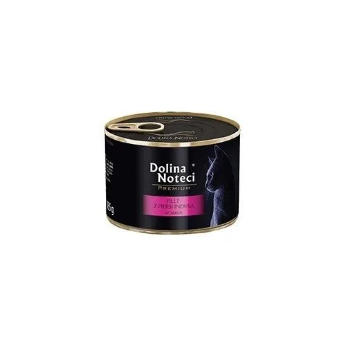 Karma mokra Dolina Noteci Premium Filet z piersi indyka w sosie dla kota 185 g — widok 2