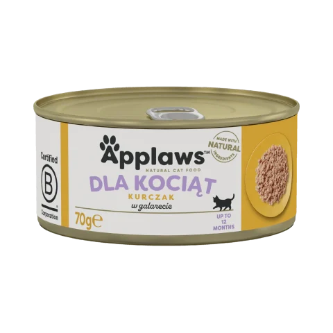 Karma mokra Applaws Kitten Chicken In Jelly dla kociąt Kurczak 70 g