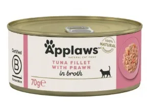 Karma mokra Applaws Tuna Fillet With Prawn In Broth dla dorosłych kotów Tuńczyk z