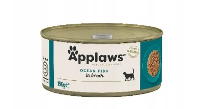 Karma mokra Applaws Ocean Fish In Broth dla dorosłych kotów Ryby oceaniczne 156 g