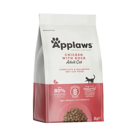 Karma sucha Applaws Complete Dry Adult dla dorosłych kotów Kurczak z kaczką 2 kg