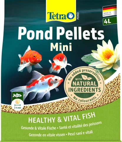 Pokarm Tetra Pond Pellets Mini dla małych ryb stawowych 4 l