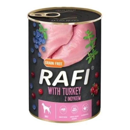 Karma mokra Dolina Noteci Rafi Z Indykiem 400 g