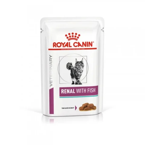 Karma mokra Royal Canin Renal With Fish dla dorosłych kotów Ryba 1020 g