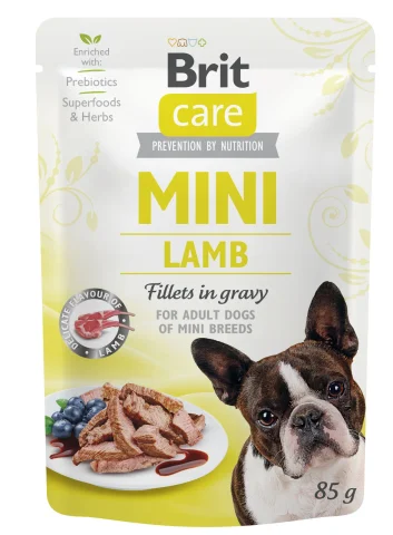 Karma mokra Brit Care Mini Lamb Filety z jagnięciną dla dorosłych psów małych ras 85 g