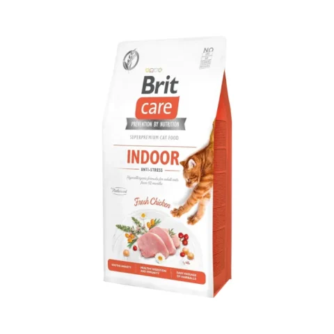 Karma sucha Brit Brit Care Cat Grain-Free Indoor Anti-Stress kurczak