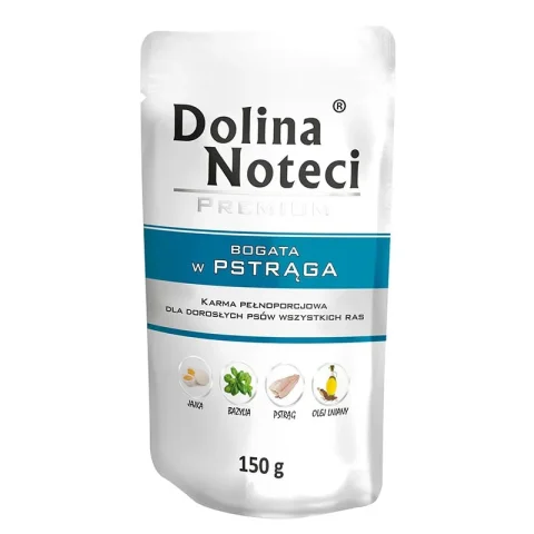 Karma mokra Dolina Noteci Premium Pstrąg dla dorosłych psów wszystkich ras 150 g