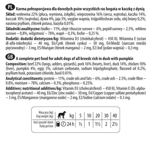 Karma mokra Dolina Noteci Premium Kaczka z dynią 150 g — widok 2