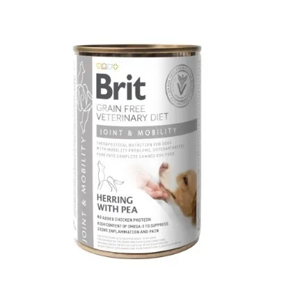 Karma mokra Brit Veterinary Diet Joint & Mobility Śledź z groszkiem 400 g