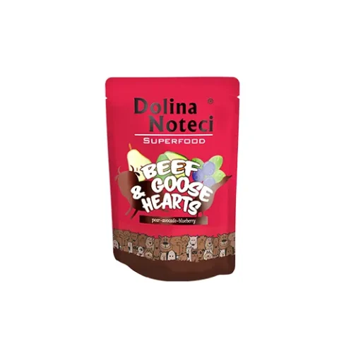 Karma mokra Dolina Noteci Dolina Noteci Superfood Wołowina z sercami z gęsi Wołowina z