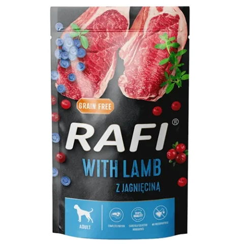 Karma mokra Dolina Noteci Rafi z Jagnięciną 500 g