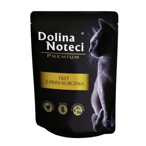 Karma mokra Dolina Noteci Premium Dla Kota Filet z piersi kurczaka w sosie 85 g