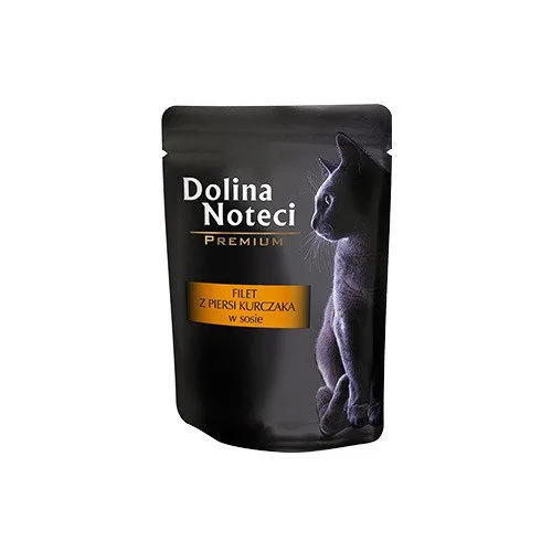 Karma mokra Dolina Noteci Premium Dla Kota Filet z piersi kurczaka w sosie 85 g — widok 2