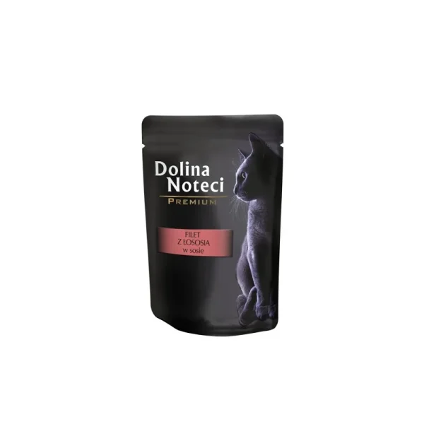 Karma mokra Dolina Noteci Premium Dla Kota Filet z Łososia w Sosie 85 g — widok 2
