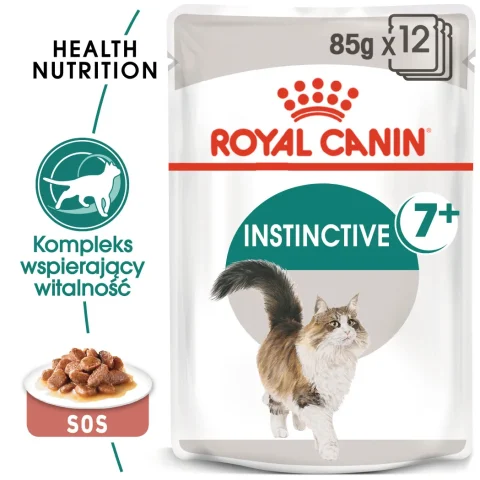 Karma mokra Royal Canin Instinctive +7 dla kotów 7-12 lat 12x85 g