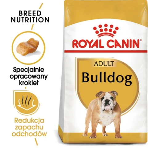 Karma sucha Royal Canin Bulldog Adult dla dorosłych buldogów 12 kg