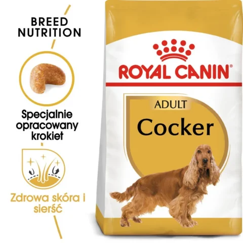 Karma sucha Royal Canin Cocker Spaniel Adult dla dorosłych cocker spanieli 12 kg