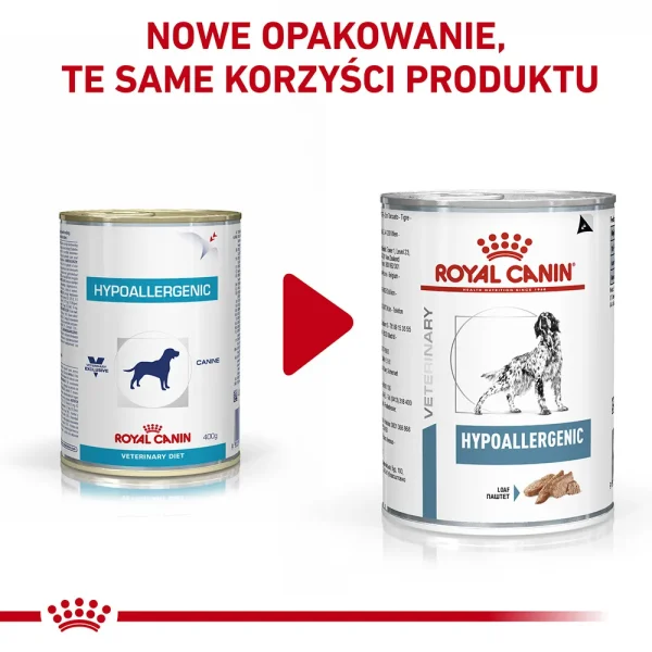 Karma mokra Royal Canin Hypoallergenic dla dorosłych psów 400 g — widok 2
