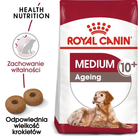 Karma sucha Royal Canin Medium Ageing 10+ dla psów ras średnich 15 kg