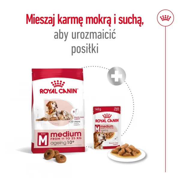 Karma sucha Royal Canin Medium Ageing 10+ dla psów ras średnich 15 kg — widok 8