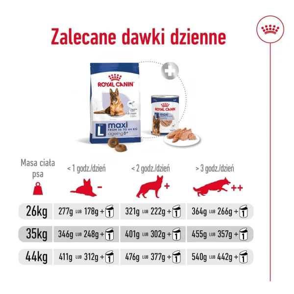Karma sucha Royal Canin Maxi Ageing 8+ dla starszych psów dużych ras 15 kg — widok 10