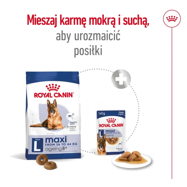 Karma sucha Royal Canin Maxi Ageing 8+ dla starszych psów dużych ras 15 kg — widok 7