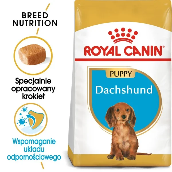 Karma sucha Royal Canin Dachshund Puppy dla szczeniąt jamnika 1,5 kg — widok 2