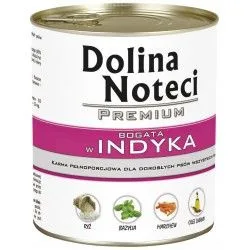 Karma mokra Dolina Noteci Premium Bogata w Indyka dla dorosłych psów wszystkich ras 800 g — widok 2
