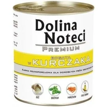 Karma mokra Dolina Noteci Premium Bogata w Kurczaka dla psów dorosłych 800 g — widok 2