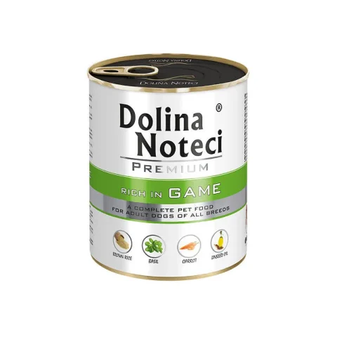 Karma mokra Dolina Noteci Premium Bogata w Dziczyznę dla dorosłych psów wszystkich ras