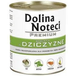 Karma mokra Dolina Noteci Premium Bogata w Dziczyznę dla dorosłych psów wszystkich ras — widok 2