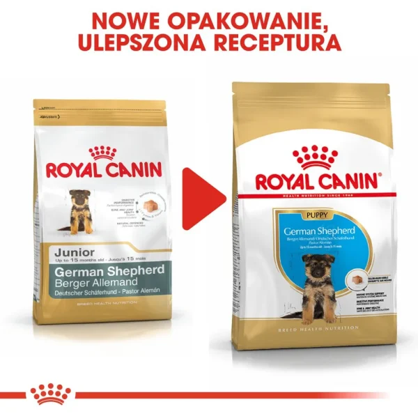 Karma sucha Royal Canin German Shepherd Puppy dla szczeniąt owczarka niemieckiego 12 kg — widok 9