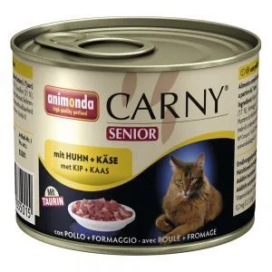 Karma mokra Animonda Carny Senior Wołowina + Kurczak z Serem 200 g — widok 2