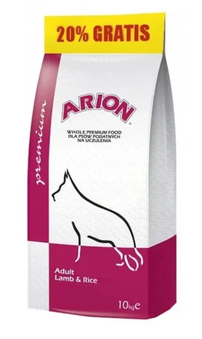Karma sucha Arion Premium Lamb-Rice dla dorosłych psów Jagnięcina 12 kg