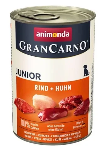 Karma mokra Animonda GranCarno Junior Wołowina + Kurczak 400 g
