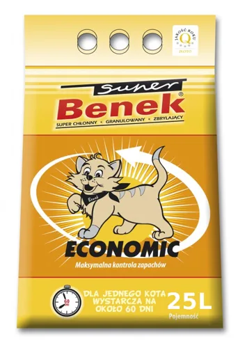 Żwirek higieniczny bentonitowy CERTECH-SUPER BENEK Economic
