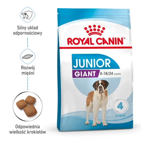 Karma sucha Royal Canin Giant Junior dla szczeniąt ras olbrzymich 15 kg