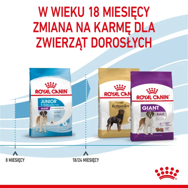 Karma sucha Royal Canin Giant Junior dla szczeniąt ras olbrzymich 15 kg — widok 8