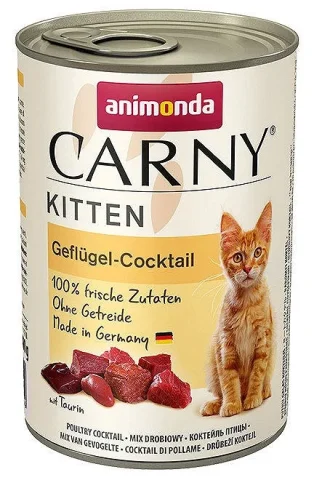 Karma mokra Animonda Carny Kitten Koktajl Drobiowy dla kociąt 400 g