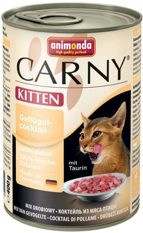 Karma mokra Animonda Carny Kitten Koktajl Drobiowy dla kociąt 400 g — widok 2