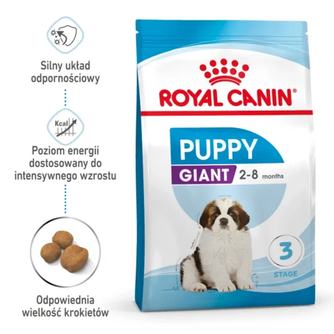 Karma sucha Royal Canin Giant Puppy dla szczeniąt ras olbrzymich 15 kg